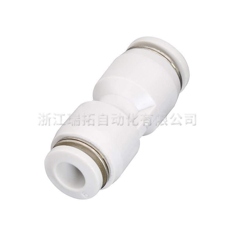瑞拓气动PG直通变径气动接头快插PG8-6气管转接头大小头塑料快插图5