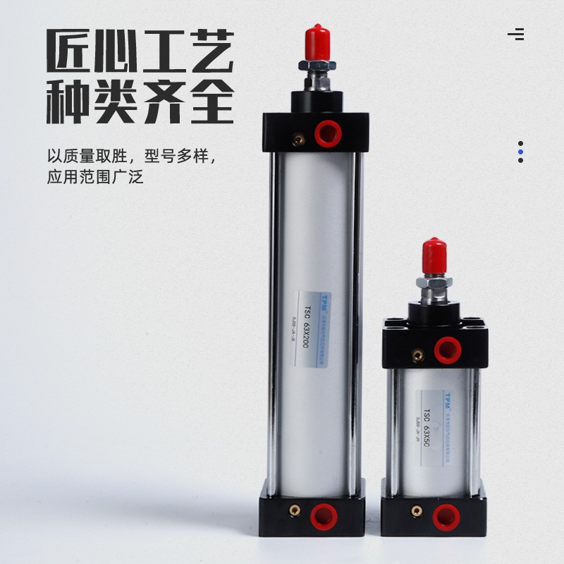 亚德客型标准气缸 SC63x175 可调行程气缸 拉杆式标准气缸 批发图2