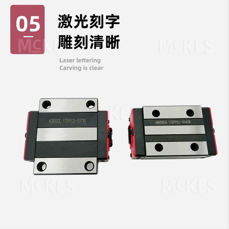 厂家直销重负荷直线导轨滑块HGW25CC高组法兰精密稳定上银互换图2