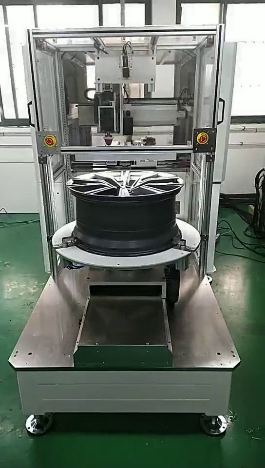 汽车轮毂移印机 自动寻位移印机 多轴伺服系统移印机