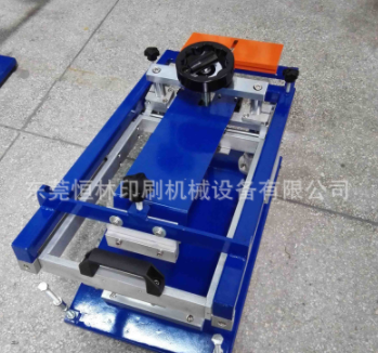 东莞恒林手动圆面丝印机硬质圆管圆棒曲面丝印机杯子瓶子印刷机图5