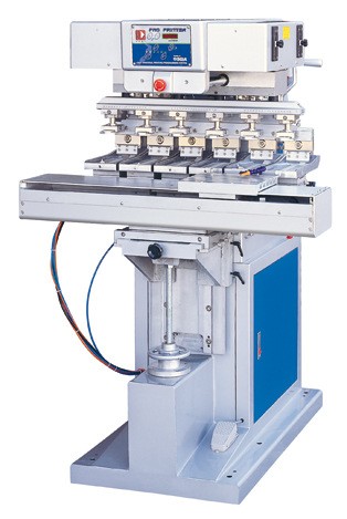 M6/S六色穿棱移印机忠科移印机直销图4