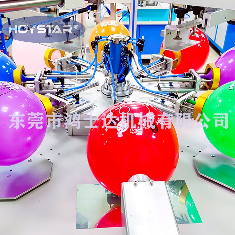 平面自动丝印机 全自动2色乳胶气球网丝印机 气球丝网印刷机图3