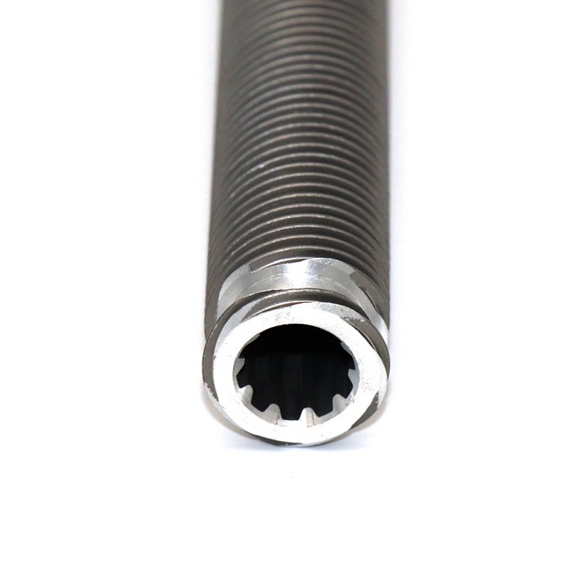 升降桌铝型材梯形丝杆 Tr20x10-5P 电动升降桌升降空心丝杆加工图4