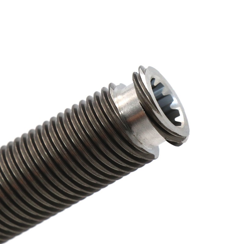 升降桌铝型材梯形丝杆 Tr20x10-5P 电动升降桌升降空心丝杆加工图5