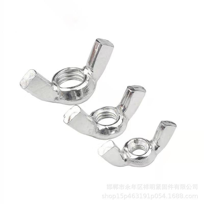 蝶型螺母 手拧螺母m3m4m5m6m8 羊角螺母 镀锌蝶形螺帽 蝴蝶螺母图4