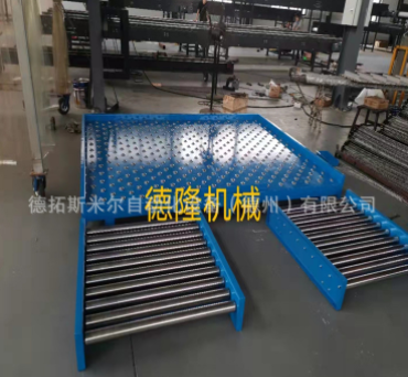非标动力滚筒直线输送机 旋转滚筒传送带实现多品种共线分流输送图3