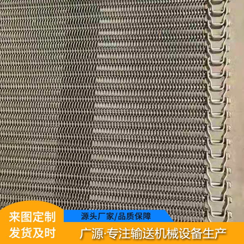 食品清洗烘干输送网带茶叶烘干机网状链条式网链201304不锈钢网链图4