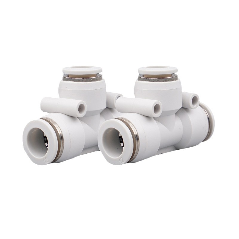 气管快速接头PE6快插8塑料10气动配件T型三通三叉快插接头12/16mm图4