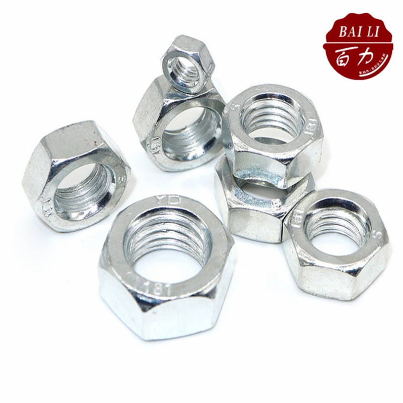 厂家自营碳钢4.8级六角螺母 普通六角螺丝帽 M3-M200外六角螺母图3