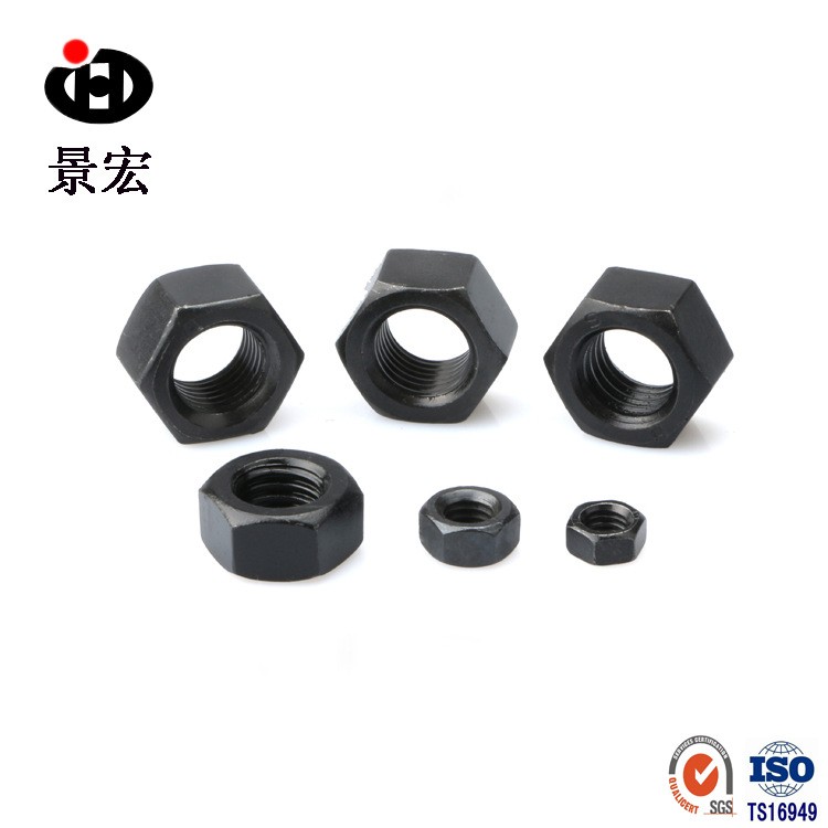 景奥厂家销售 8级六角螺母 GB6170 发黑8级螺母 现货 价格优惠图3