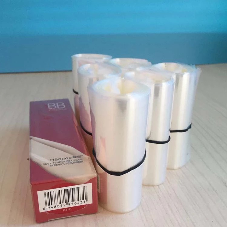 供应透明环保pvc热收缩膜 pvc塑封膜 圆头平口弧形收缩袋支持定制图3