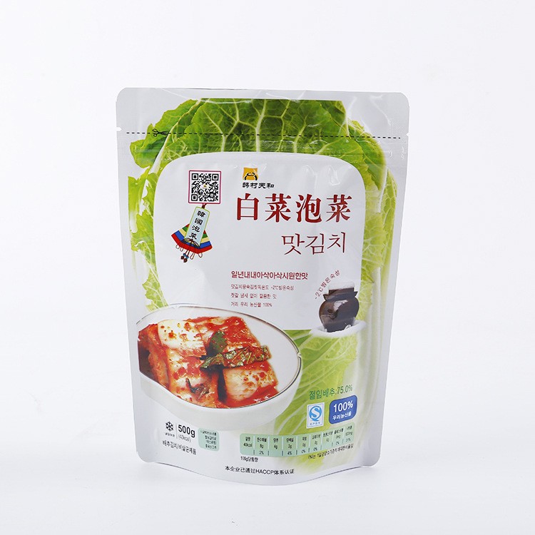 切块泡菜包装袋 韩国辣白菜包装袋 腌制酸菜包装袋子图2