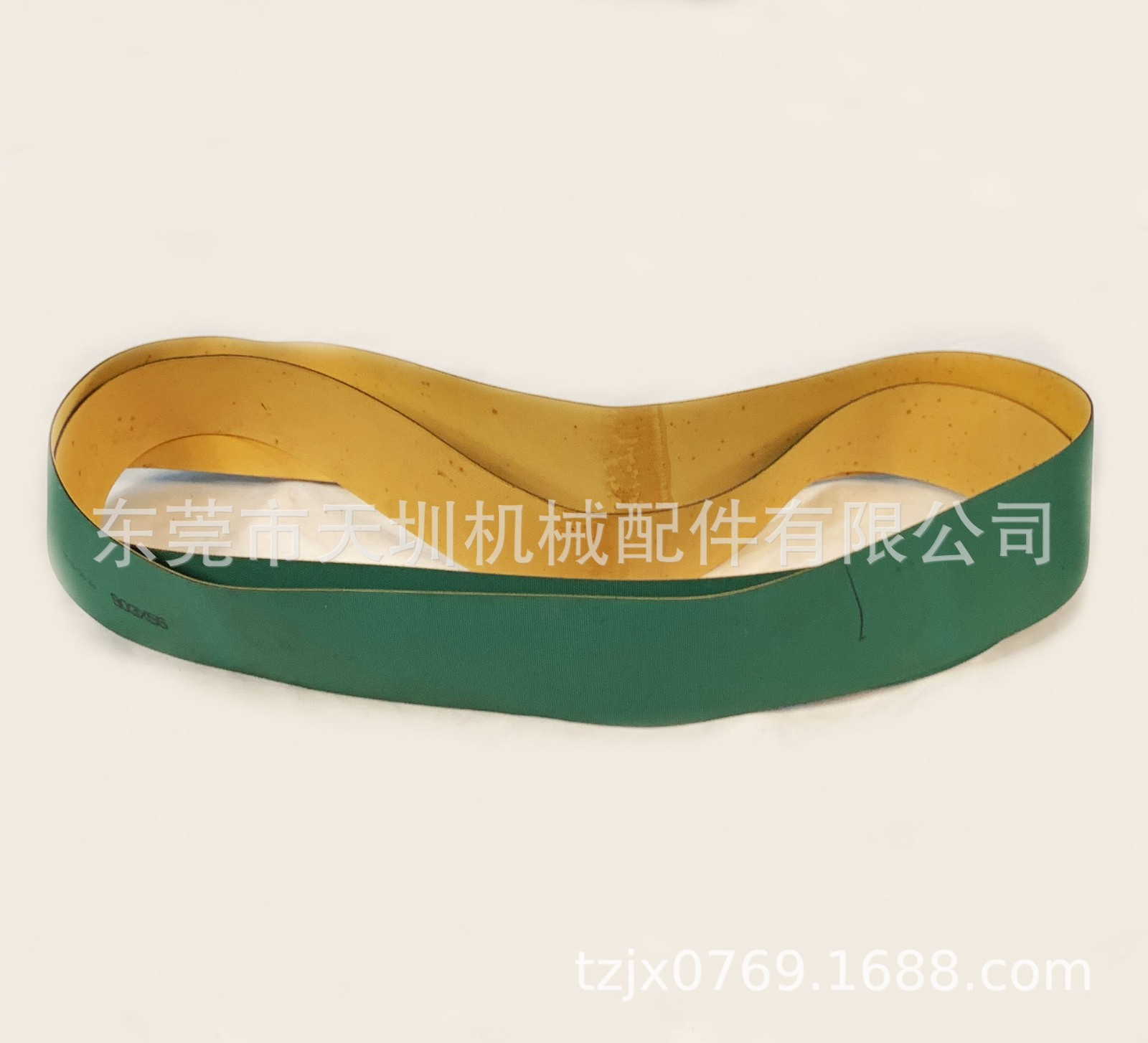 黄绿尼龙片基带纺织印刷纸管包装机耐磨龙锭带高速平面皮带传动带图2