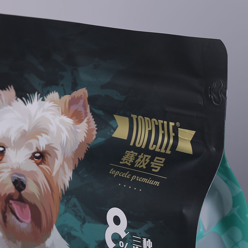 八边封宠物食品包装袋彩印自立铝箔猫粮狗粮袋创意设计宠物食品袋图4
