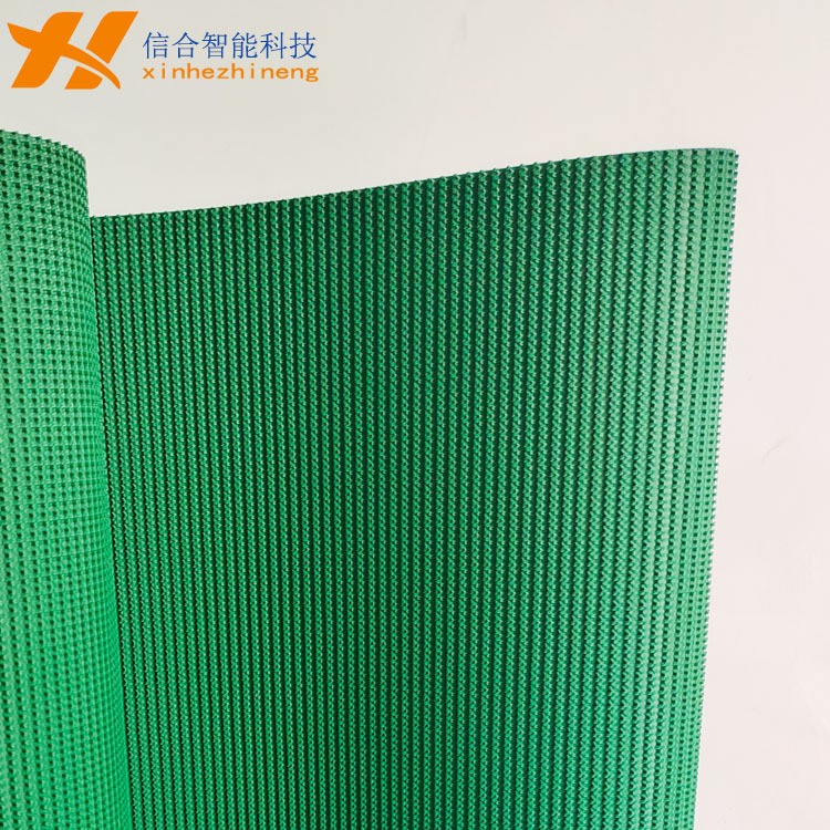 厂商供应绿色PVC钻石花纹爬坡带 环形输送带 流水线传送工业皮带图3