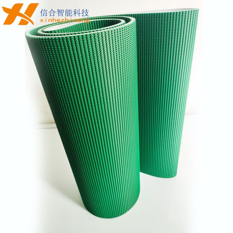 厂商供应绿色PVC钻石花纹爬坡带 环形输送带 流水线传送工业皮带图5