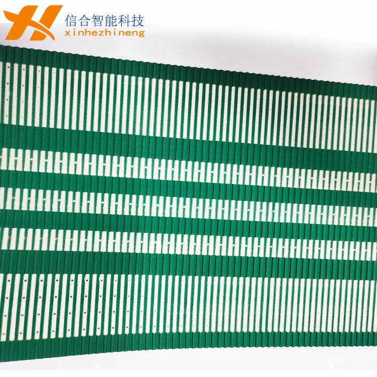 PU聚氨酯钢丝同步带 齿面加布开槽打孔同步传动工业皮带图3