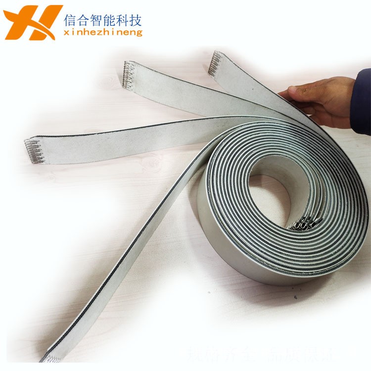 硅胶耐高温钢扣工业传输皮带3.0MM2.0MM PU输送带按需求加工图5