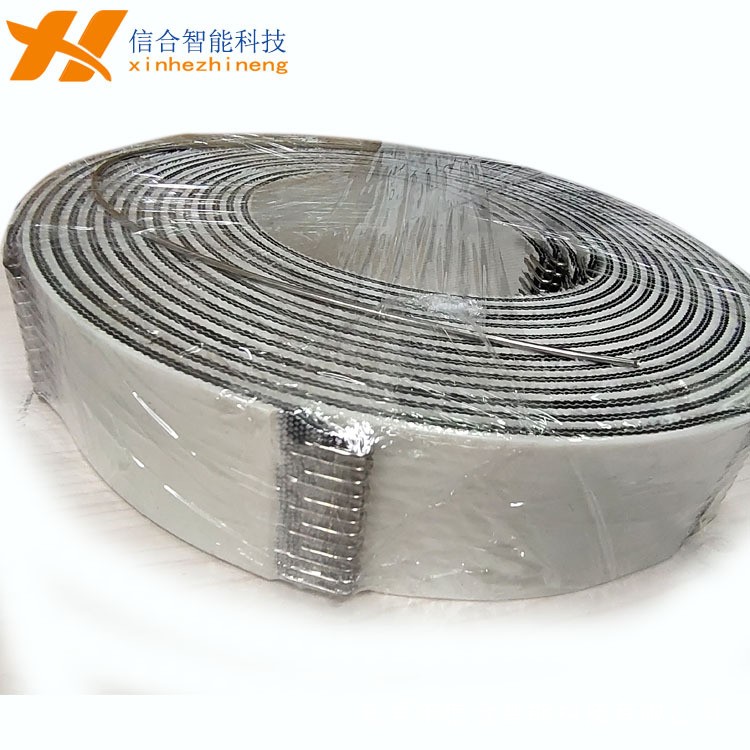 硅胶耐高温钢扣工业传输皮带3.0MM2.0MM PU输送带按需求加工图2