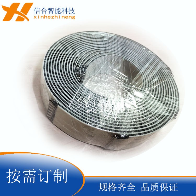 硅胶耐高温钢扣工业传输皮带3.0MM2.0MM PU输送带按需求加工图4