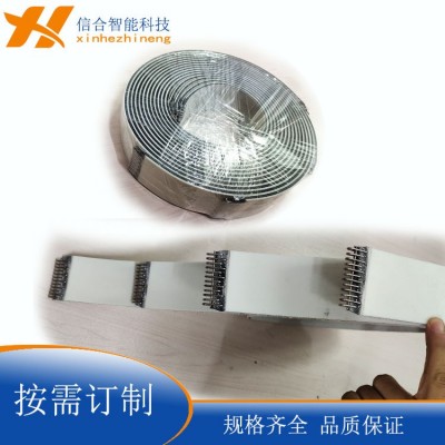 硅胶耐高温钢扣工业传输皮带3.0MM2.0MM PU输送带按需求加工
