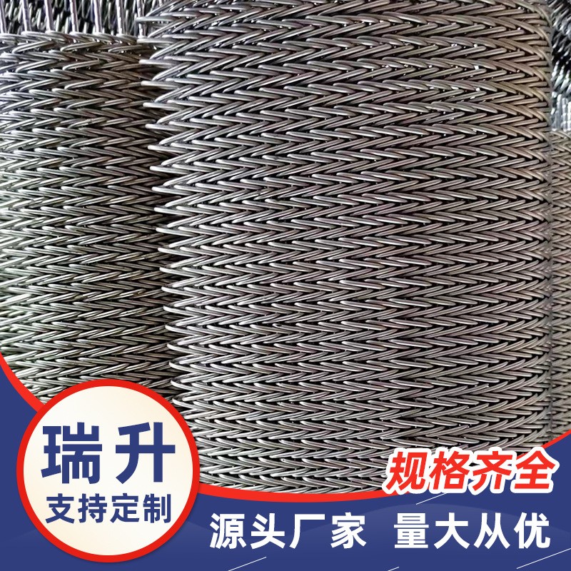 供应304不锈钢网带201金属网链食品流水线输送带传送带人字形网带图2