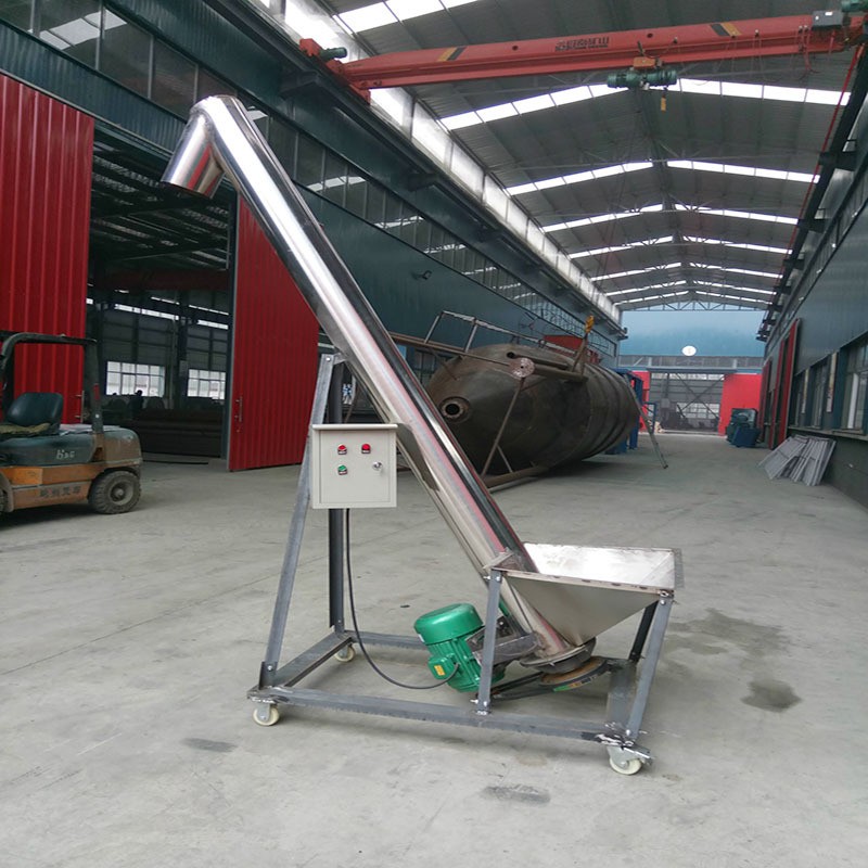 广东现货不锈钢螺旋提升输送机 定制U型单轴粉体颗粒给料机图4