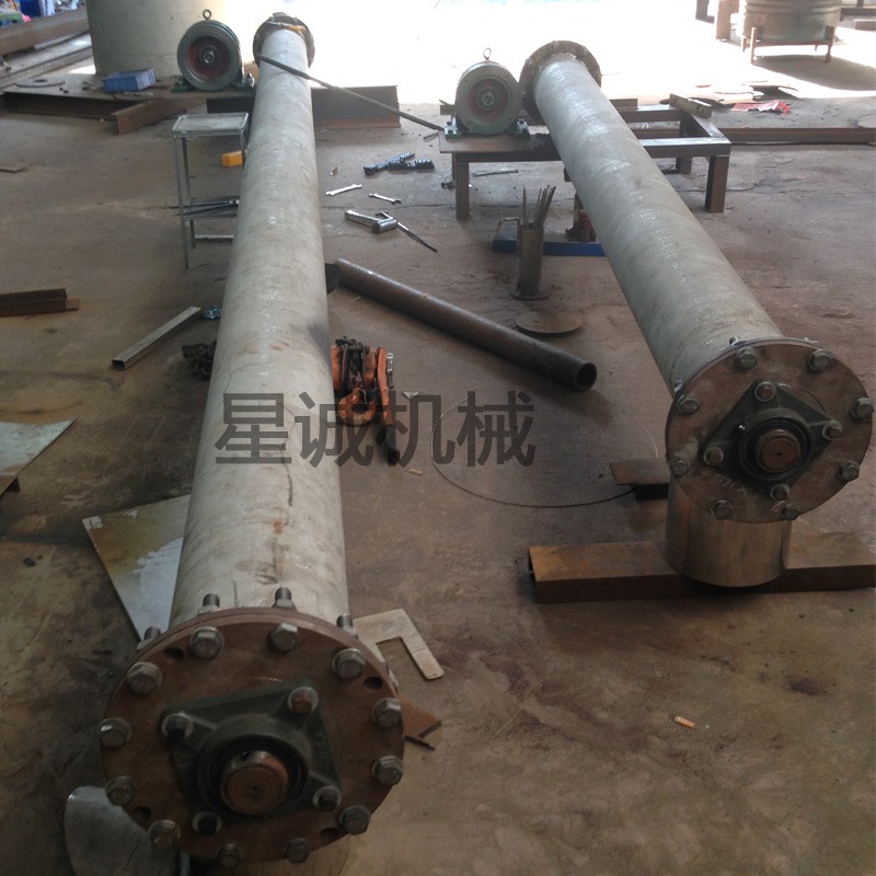 星诚厂家供应粉末颗粒混合物输送设备不锈钢螺旋上料机提升机图3