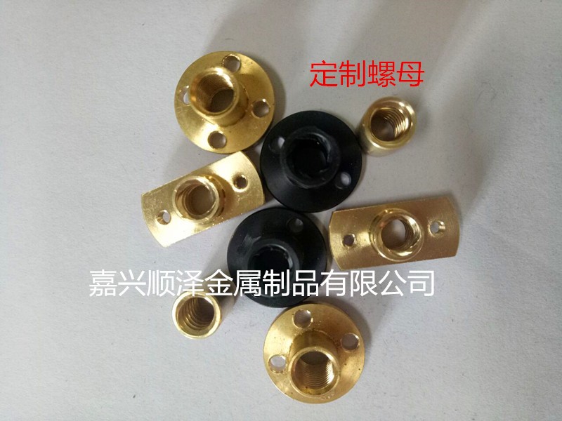 梯形丝杆/可做丝杆螺母/切边丝杆螺母/pom螺母图2