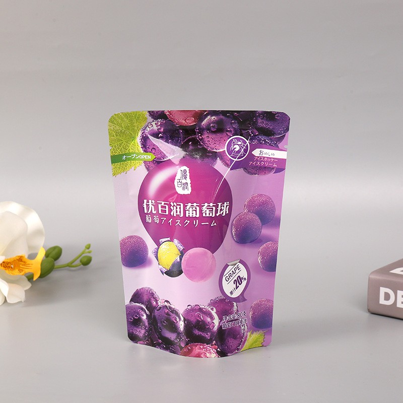 工厂塑料包装袋印刷真空食品包装袋铝箔袋彩印复合卷膜自立自封袋图5
