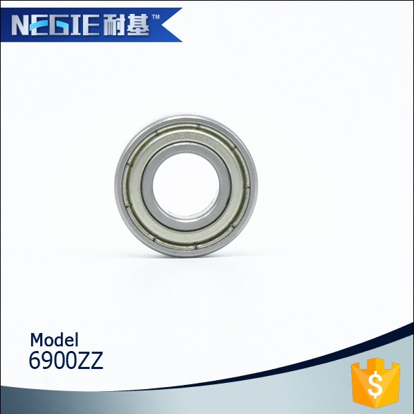 源头厂家专业生产 高品质铬钢材质6900zz 6900铁盖深沟球薄壁轴承图2