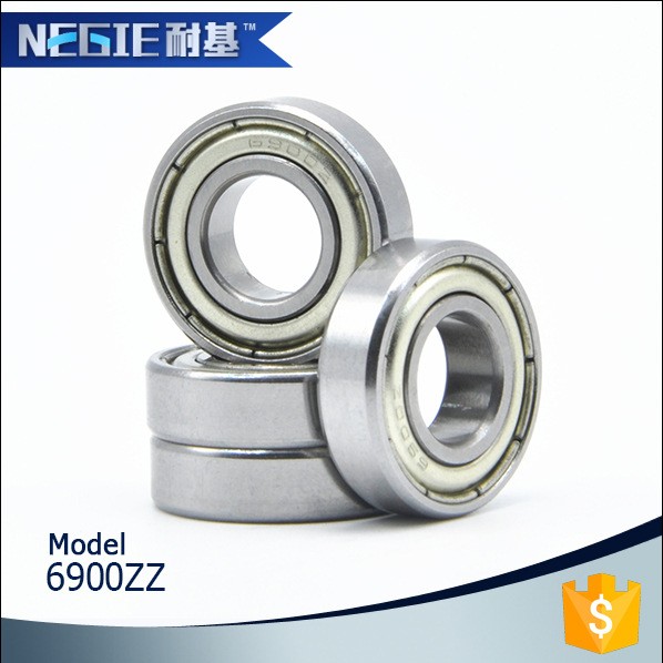 源头厂家专业生产 高品质铬钢材质6900zz 6900铁盖深沟球薄壁轴承图1