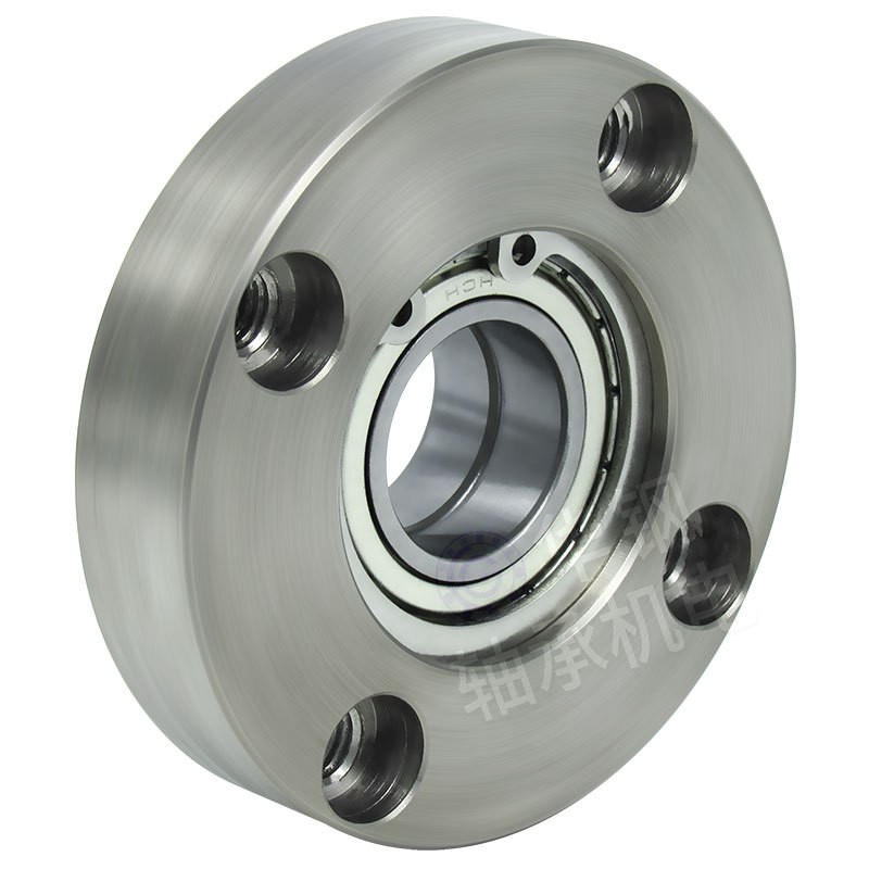 CFD双轴承圆形钢法兰镀镍带卡簧扣环带座轴承固定座BGRE BFL52图5