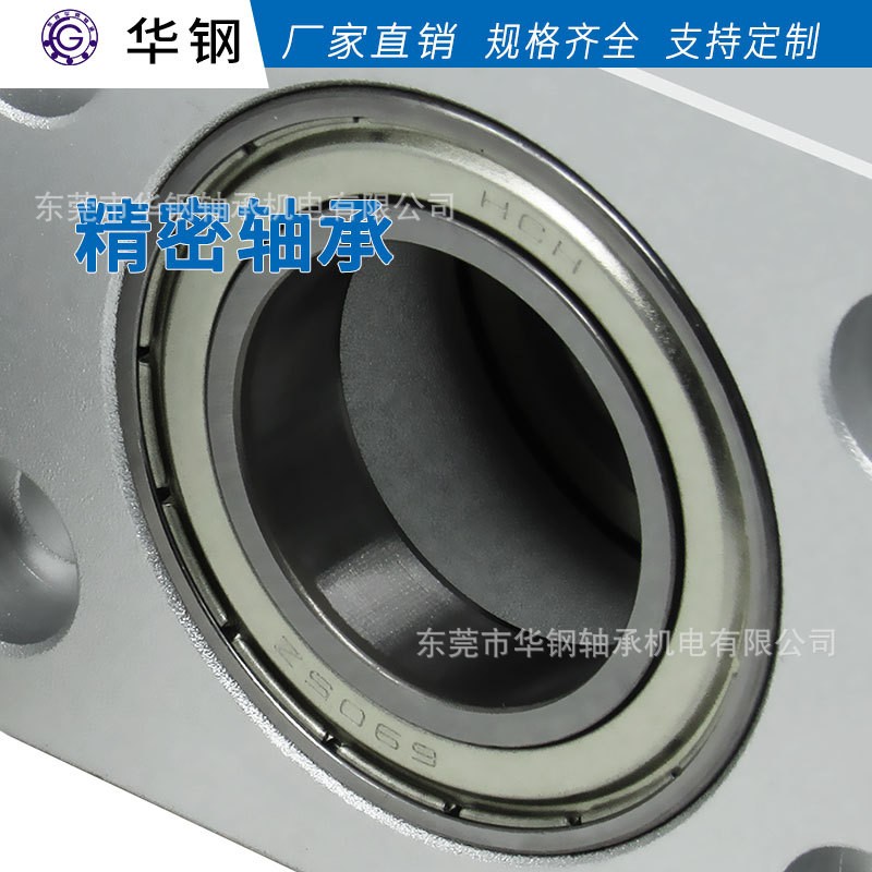 圆法兰轴承座组件带轴承固定座双轴承座铝合金EFH BGRBB BFP01图3