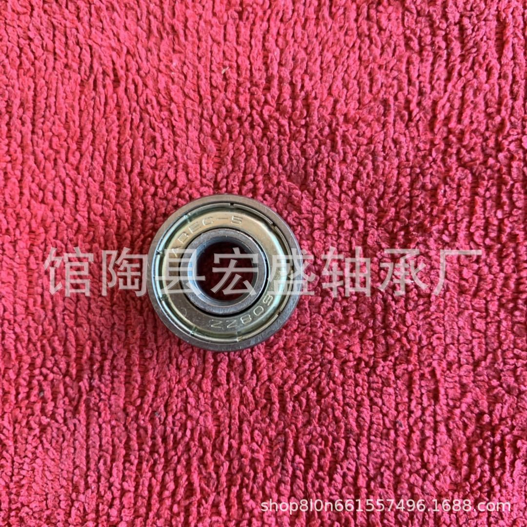 厂家批发 碳钢轴承6001zz尺寸28x12x8注塑胶轮 童车 滑轮100个起批图4