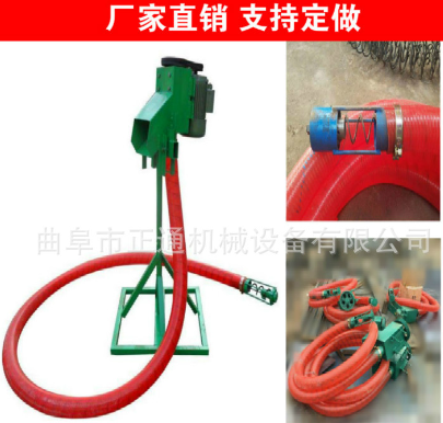 软管蛟龙抽粮机参数 小型家用吸粮机图片 两项电车载抽粮机报价图5