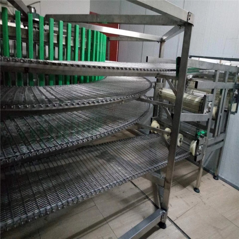 加工定制不锈钢螺旋输送塔食品加工冷却流水线螺旋速冻塔螺旋塔图5