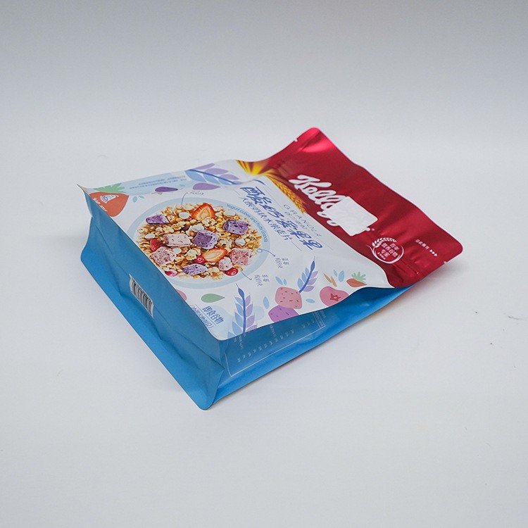 批发休闲食品袋水果麦片八边封袋抗酸抗氧塑料自封自立包装袋降解图4