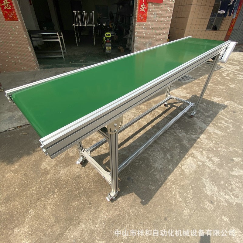 厂家供应平行皮带输送机 装卸货物流食品输送流水线小型输送设备图5