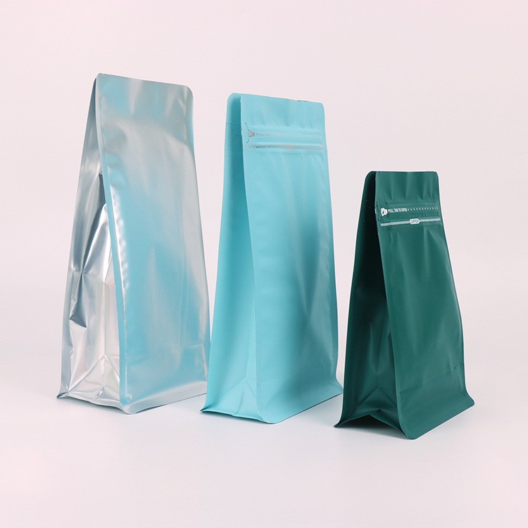 风琴咖啡袋 单向排气阀铝箔袋坚果果干八边封食品袋 咖啡豆包装袋图4