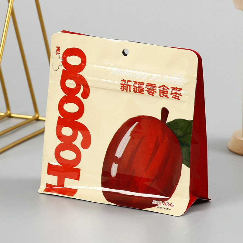 现货八边封袋干果坚果炒米零食糖果瓜子包装自封袋休闲食品包装袋图5