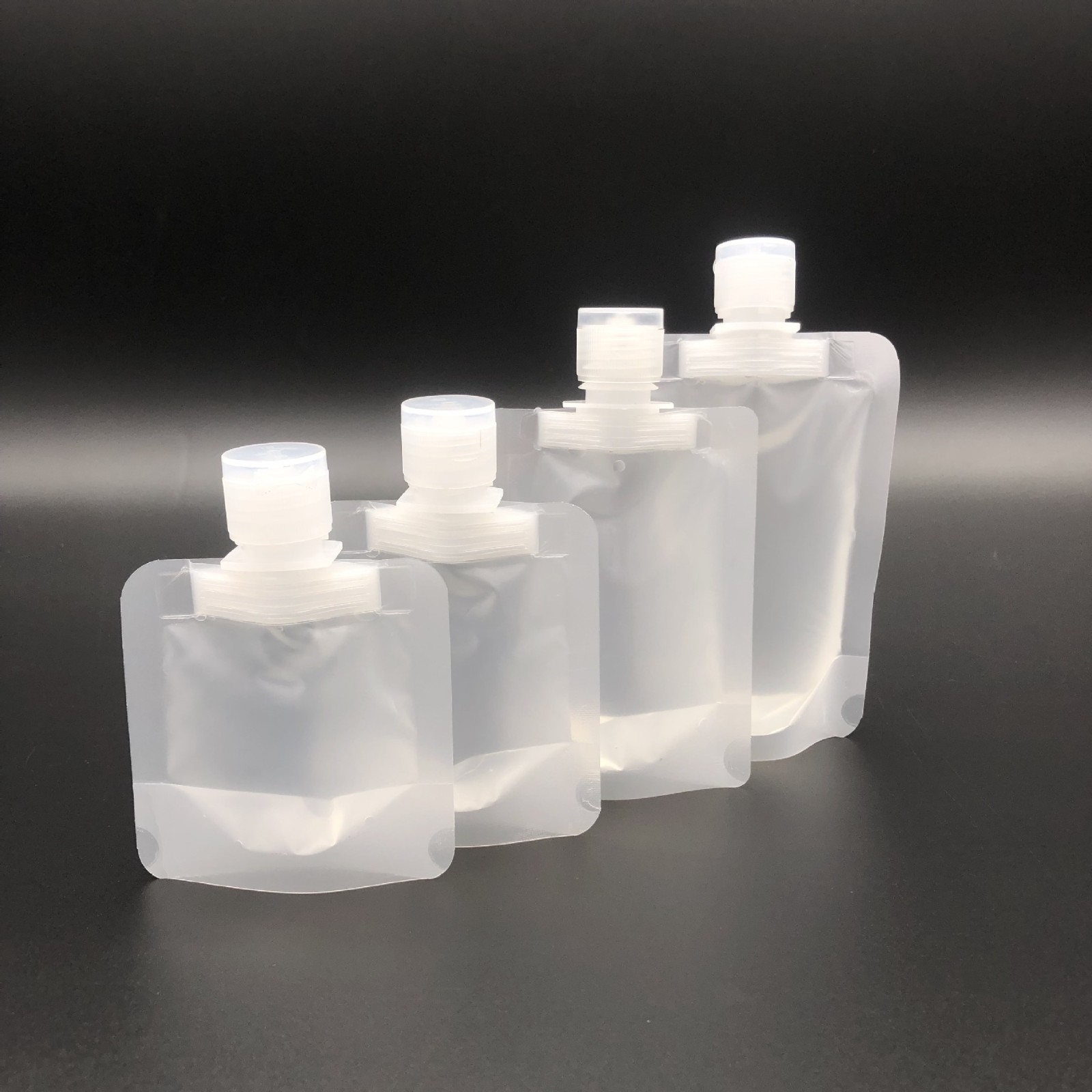 旅行乳液分装袋50ml100ml化妆品分装吸嘴袋 精油翻盖吸嘴袋分装袋图2