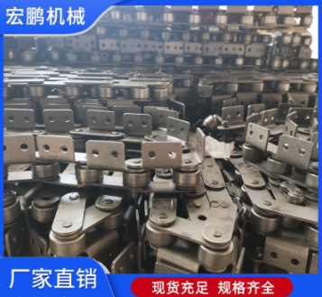 供应大节距工业链条16a非标弯板滚子链条304不锈钢工业传动链条图5