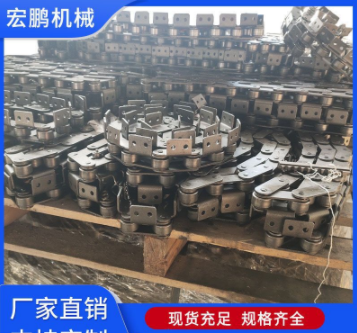 供应大节距工业链条16a非标弯板滚子链条304不锈钢工业传动链条图4