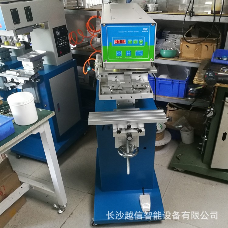 印圆形金属大型移印机 钢板尺寸150*300MM 6/12单色 印刷尺寸28CM图3