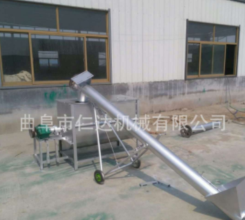 管径圆筒型绞龙提料机 小型管式螺旋提升机 锯末颗粒上料机图3