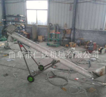 管径圆筒型绞龙提料机 小型管式螺旋提升机 锯末颗粒上料机图5