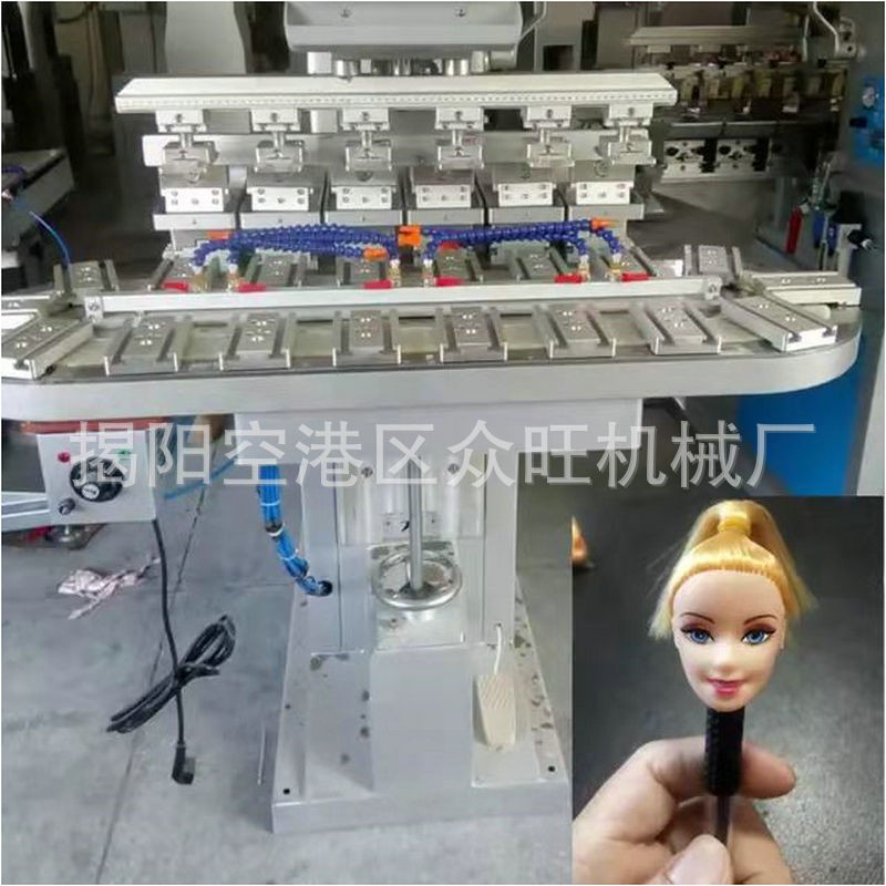 厂家供应 移印机大量现货供应 四色转盘移印机 8色气动移印机图4