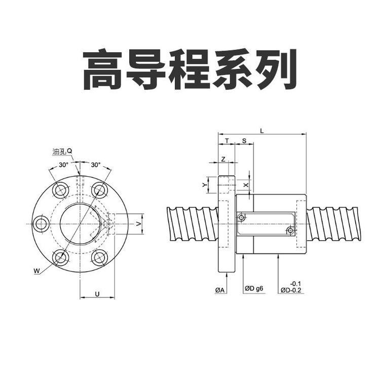 台湾银泰PMI 6310滚珠丝杆螺杆反向器 专业供应加工中心 米汉娜/台正套图4